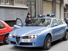 Una volante della polizia in una foto di archivio