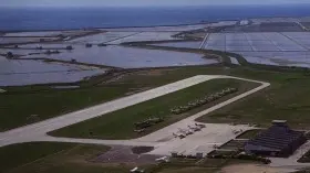 La pista del piccolo scalo di Portorose