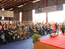 Gemona 11 ottobre 2014 Protezione Civile. Squadra Comunale Volontari di Protezione Civile e Antincendio Boschivo.30° Anniversario di fondazione AIB. Presente anche Zamberletti. Copyright Foto Petrussi / Ferraro Simone