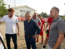 Foto BRUNI 25.06.16 Triestina Calcio-Tifosi in sagra-Mister Andreucci tra Milanese e Fantina