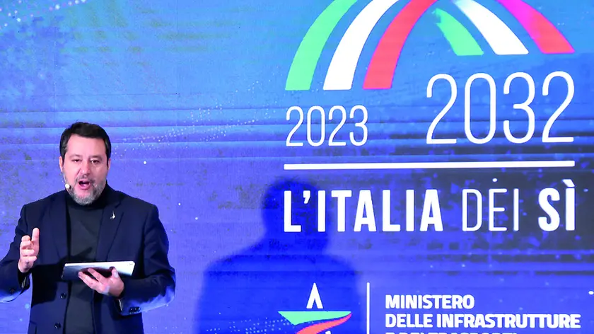 La tappa triestina del tour nazionale “L’Italia dei Sì”, promosso dal ministero guidato da Matteo Salvini. Foto Andrea Lasorte