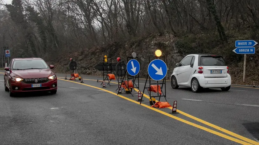 La deviazione sul Vallone all’altezza di Sablici Foto Bonaventura