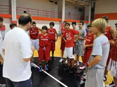 Foto BRUNI TRieste 27.09.2011 Basket Acegas/-Settore giovanile guidato da Pompeo