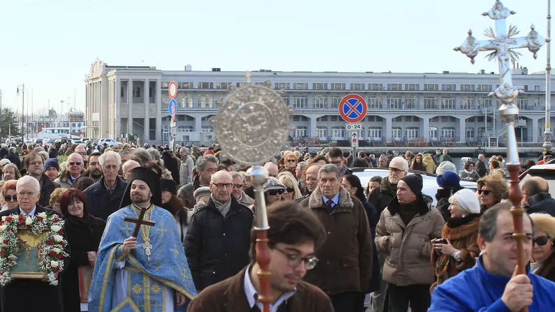 Lasorte Trieste 06/01/15 - Greci Ortodossi, Benedizione delle Acque