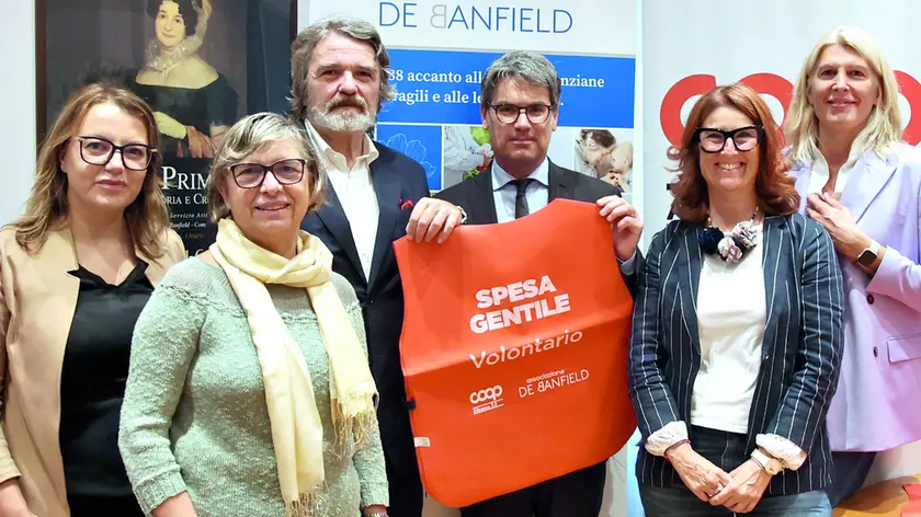 Il lancio del progetto “Spesa gentile” di Associazione de Banfield e Coop Alleanza 3.0 Foto Andrea Lasorte