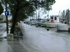 Allerta per l’acqua alta al Villaggio del Pescatore. Qui una foto di ottobre