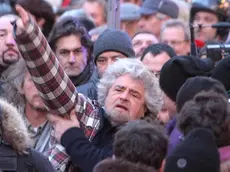 Lasorte Trieste 07/02/13 - Piazza della Borsa, Comizio Beppe Grillo