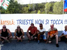 Foto Bruni Trieste 23.07.22 Wartsila- sabato pomeriggio con i manifestanti