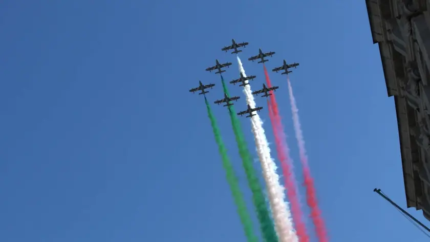 Foto BRUNI 16.09.2019 Frecce Tricolori-le prove sulla piazza