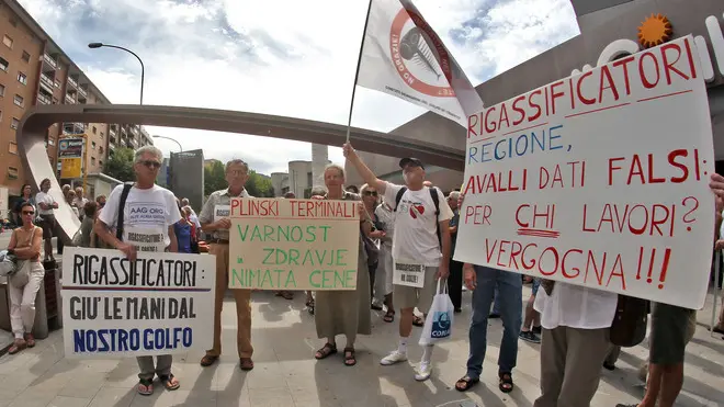 Lasorte Trieste 13/07/12 - Via Giulia, Protesta, No Rigassificatore