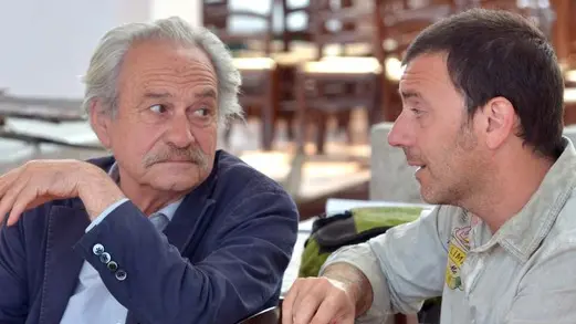 Foto Bruni 23.08.13 Jannis Kounellis,allestimento al Salone degl'Incanti (ex pescheria)