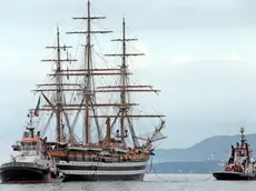 La nave Vespucci a Trieste in una foto di qualche tempo fa