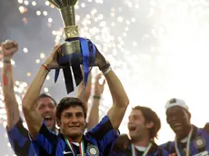 Uno dei momenti di gloria dell'inter di Zanetti