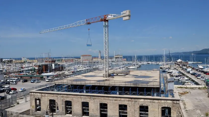 Il cantiere di Eataly al Magazzino vini