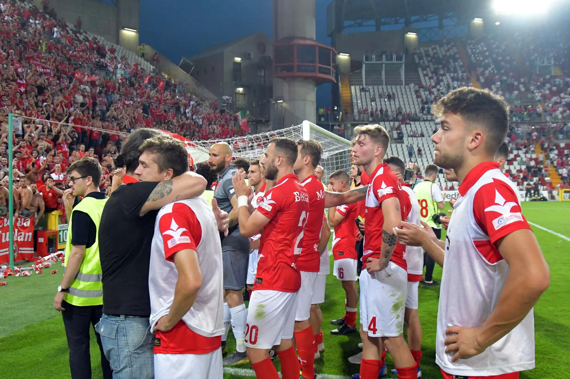 Foto BRUNI 09.06.2019 Triestina Calcio-PISA :Finale play-off--vince Pisa 3-1--lacrime a fine partita