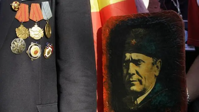 Un'immagine del maresciallo Tito