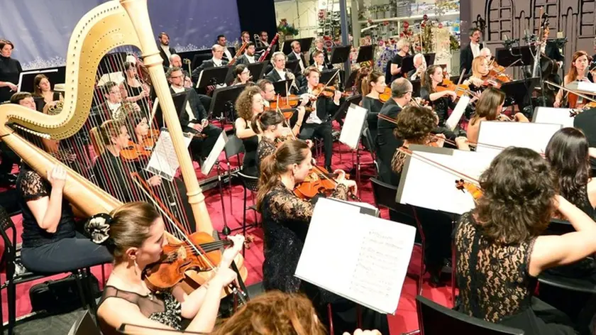 Udine 28 Dicembre 2016. Concerto degli Auguri a Citta' Fiera. © Foto Petrussi