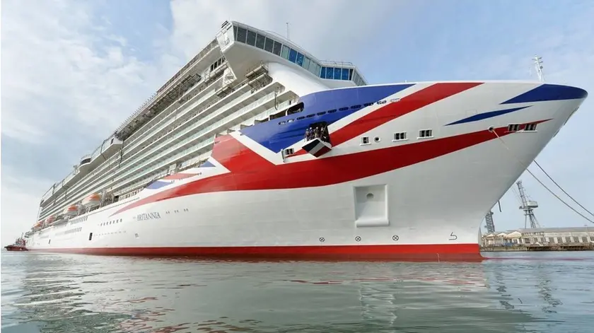 P&O Britannia, l'unità costruita da Fincantieri a Monfalcone ormai prossima alla consegna