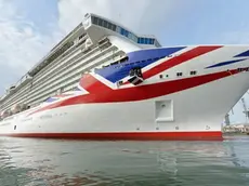 P&O Britannia, l'unità costruita da Fincantieri a Monfalcone ormai prossima alla consegna