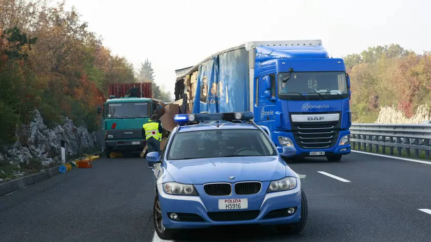 Il luogo dell'incidente (foto Silvano)