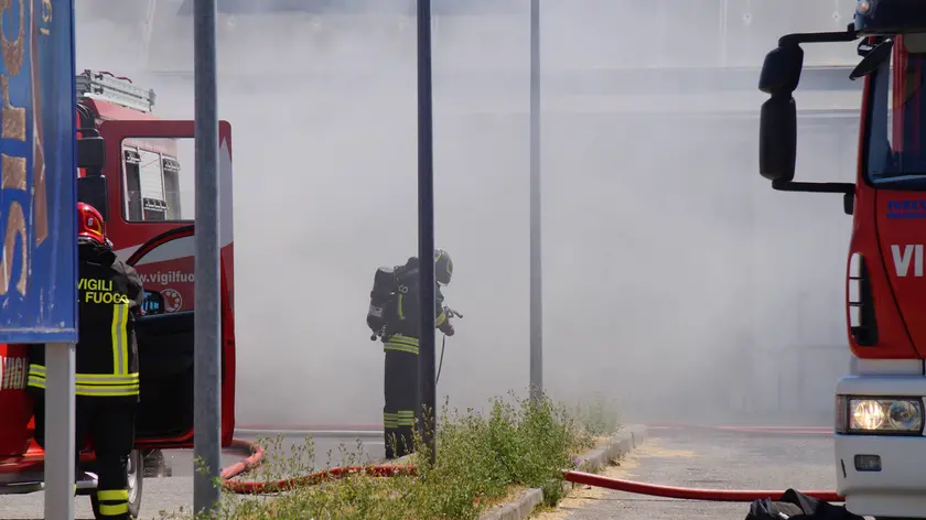 Bumbaca Gorizia 30.06.2021 Incendio Sirene Blu © Foto Pierluigi Bumbaca