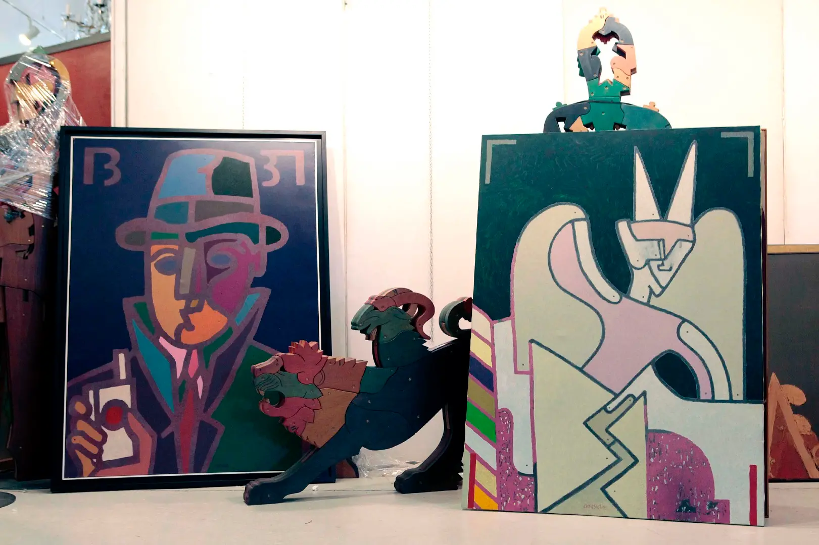 Sculture e dipinti di Bruno Chersicla all'asta