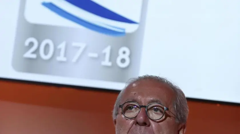 Francesco Ghirelli, presidente della Lega Pro, ospite del Forum ANSA 'Il calcio siamo noi, 60 anni di Serie C e d'Italia', Roma, 13 giugno 2019. ANSA/ MASSIMO PERCOSSI
