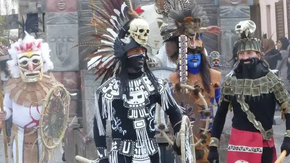 Bumbaca Gorizia 26_02_2017 carnevale Romans gruppo GLI AZtechi di Romans d'Isonzo© Fotografia di Pierluigi Bumbaca