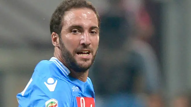 Filippo Alfero, 22.09.13, Milano, Stadio Meazza, San Siro, Serie A 4a giornata, Milan-Napoli, nella foto: Gonzalo Higuain