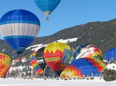 Alcune mongolfiere del Festival di Dobbiaco in una foto presente sul sito degli organizzatori