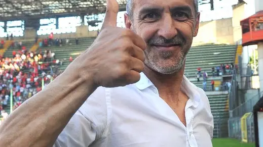 Foto Bruni Trieste 22.05.16 Calcio Triestina-salvezza raggiunta spareggio paly-out.mister Bordin a fine partita