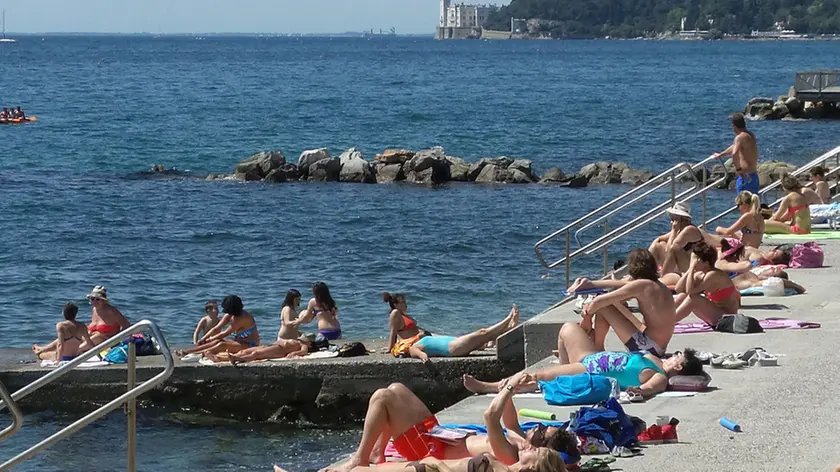 Lasorte Trieste 10/05/15 - Barcola, Bagnanti