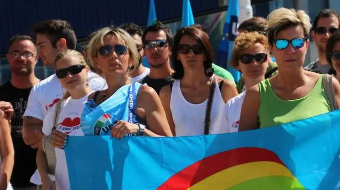 Bumbaca Gorizia 11.07.2015 Sciopero Ikea Fotografia di Pierluigi Bumbaca