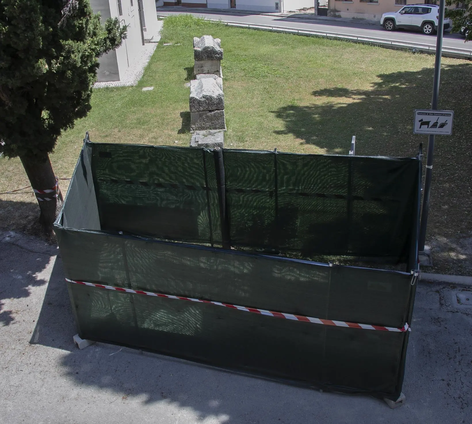 L'area del ritrovamento delle ossa