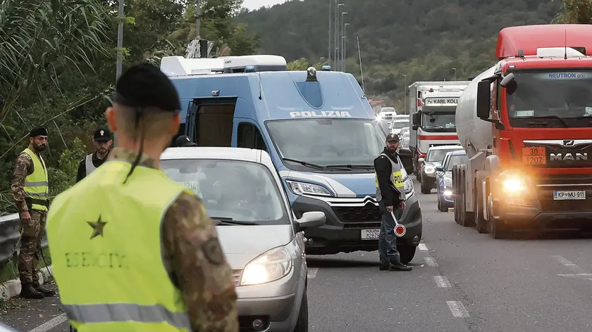 Lasorte Trieste 30/10/23 - Rabuiese, Controlli al Confine