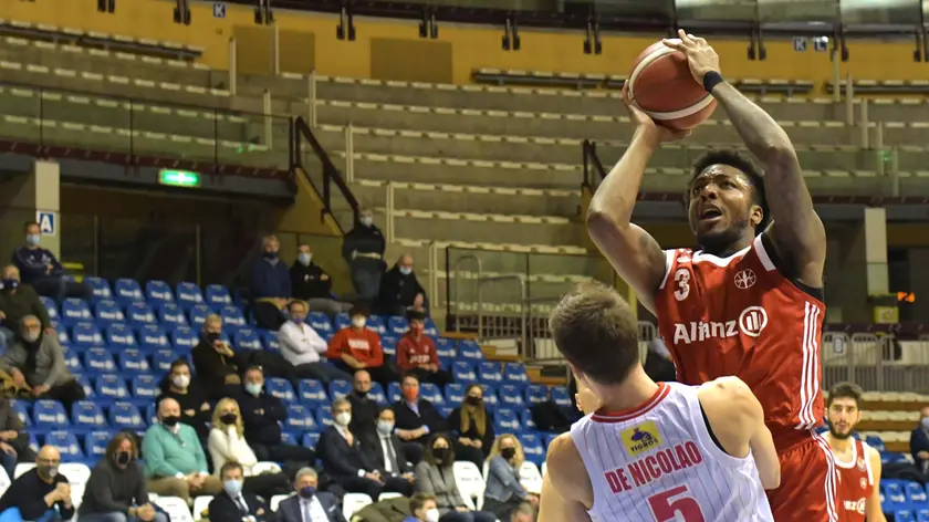 Foto BRUNI Trieste 27.10.2020 Basket serie A1: Allianz Trieste-Varese--upson