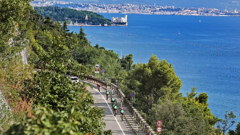 Lasorte Trieste 27/08/21 - Strada Costiera, Ciclisti