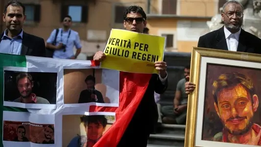 Una manifestazione per chiedere verità per Giulio Regeni