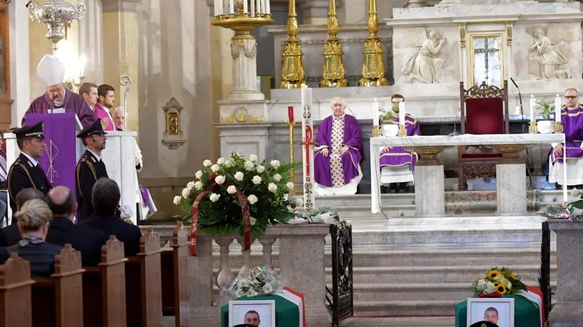 Foto BRUNI 16.10.2019 Funerali di Stato per i poliziotti uccisi in questura