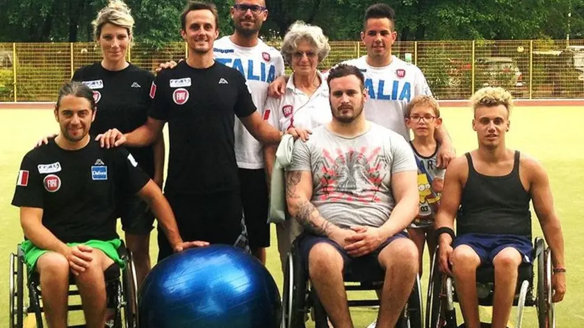 GRADO - Nazionale paraolimpica sci alpino