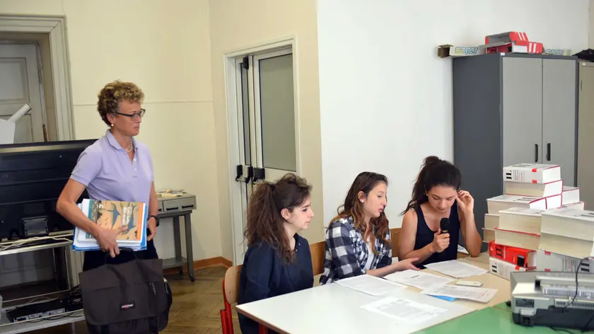 Un momento delle “prove” del Decamerone