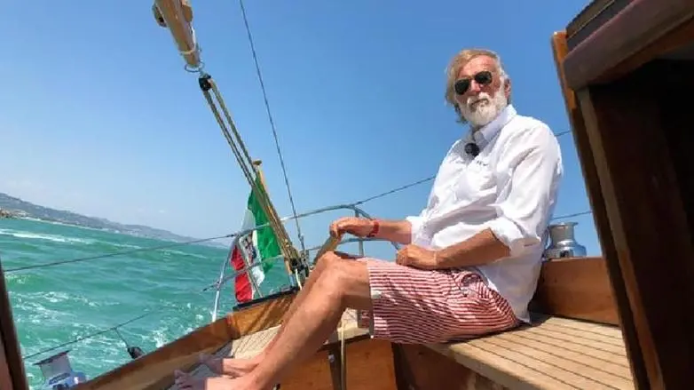 Mauro Pelaschier a bordo di Crivizza