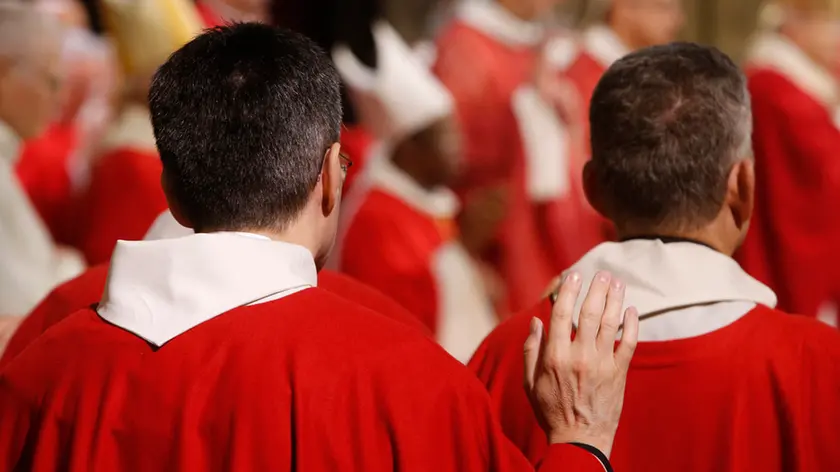 Priest ordinations at Notre-Dame de Paris cathedral.