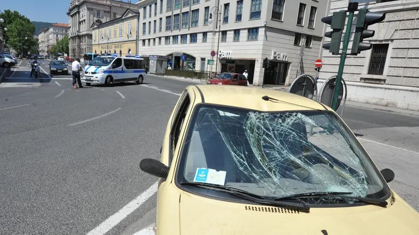 Lasorte Trieste 08/06/14 - Piazza Libertà, Incidente