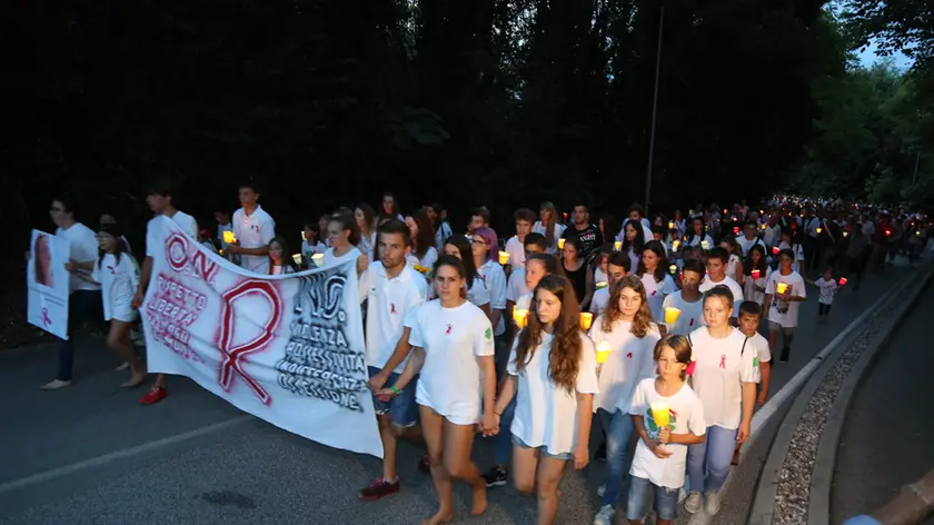 Vidulis 11 Agosto 2017 fiaccolata Copyright Petrussi Foto Press Turco Massimo
