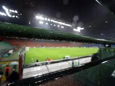 Lo stadio Meazza, a Milano, dove si giocherà - tempo permettendo - la sfida fra Italia e Croazia