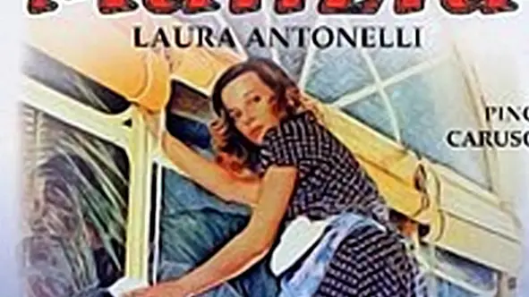 Una locandina del film " Malizia " con Laura Antonelli del regista Salvatore Samperi. ANSA