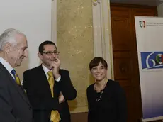 Debora Serracchiani con Silvio Del Bello e Massimiliano Lacota