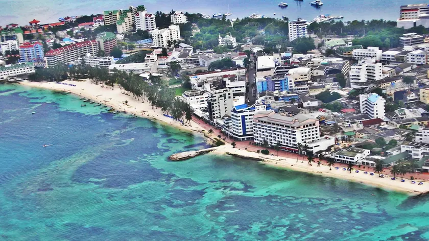 Una panoramica di San Andres