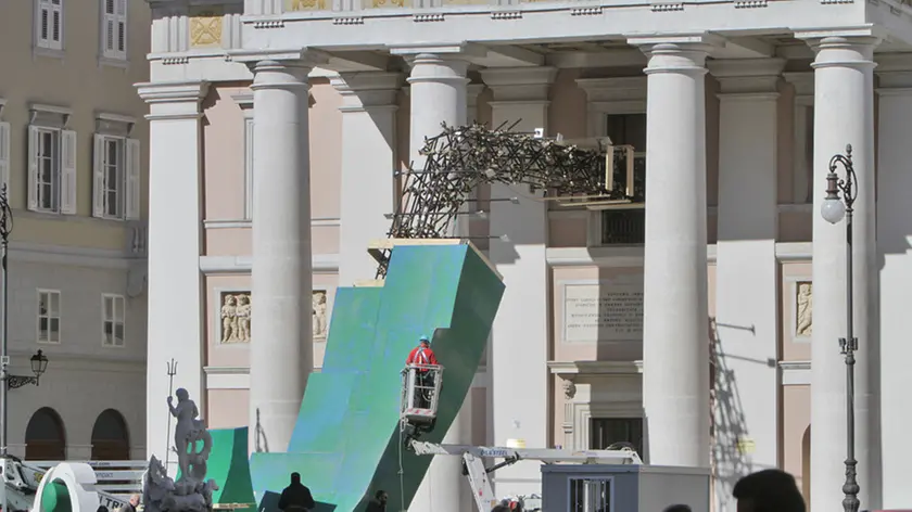 La camera di commercio di Trieste, in piazza della Borsa